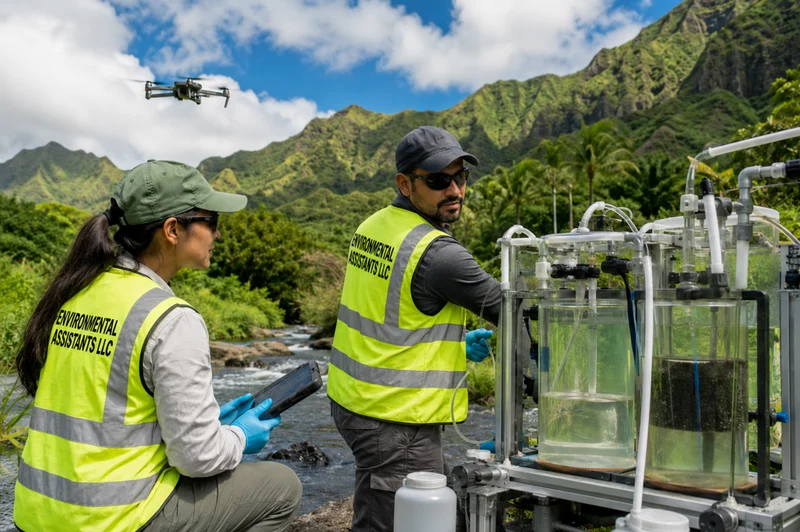 Innovative & Green Technology — Environmental Assistants LLC field work in Hawaii and the Pacific