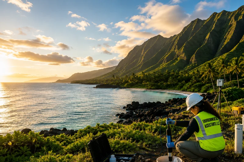 Site Investigation — Environmental Assistants LLC field work in Hawaii and the Pacific