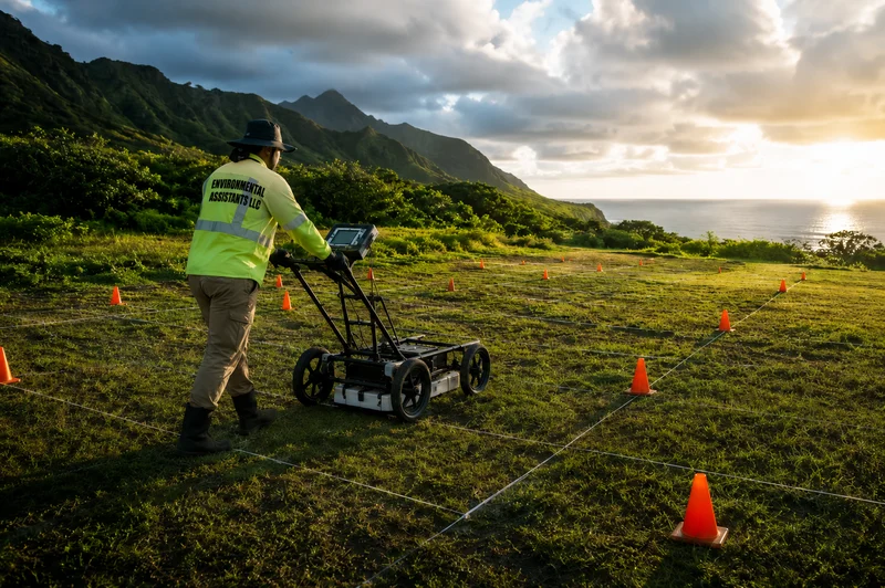 UXO / Munitions Response — Environmental Assistants LLC field work in Hawaii and the Pacific