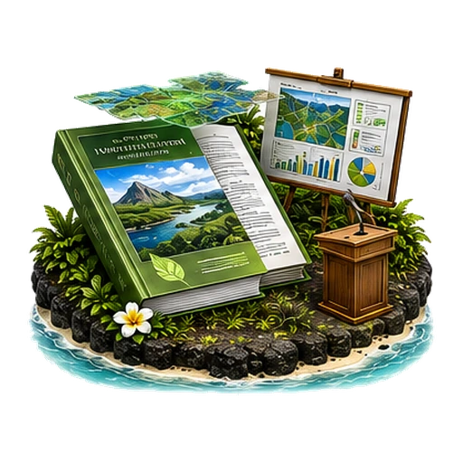 NEPA / EIS Documentation — tropical isometric service icon